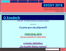 Tablet Screenshot of exody.cz